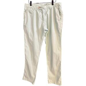 Ballin Linen Blend Mint Green Atwater Modern Fit Pants Size 34x33